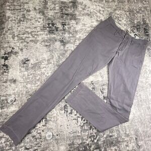 Acne Studios Joy Purple Base Grey Cotton Jean 27x34 Designer Minimalist Trousers